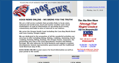 Desktop Screenshot of koosnews.com